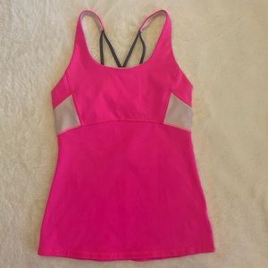 Athleta Workout Tank / Hot Pink / XS